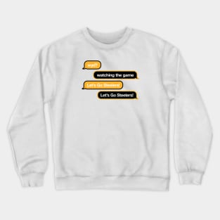 Steelers WYD Text Crewneck Sweatshirt
